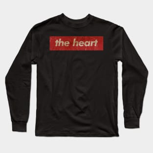 THE HEART - SIMPLE RED VINTAGE Long Sleeve T-Shirt